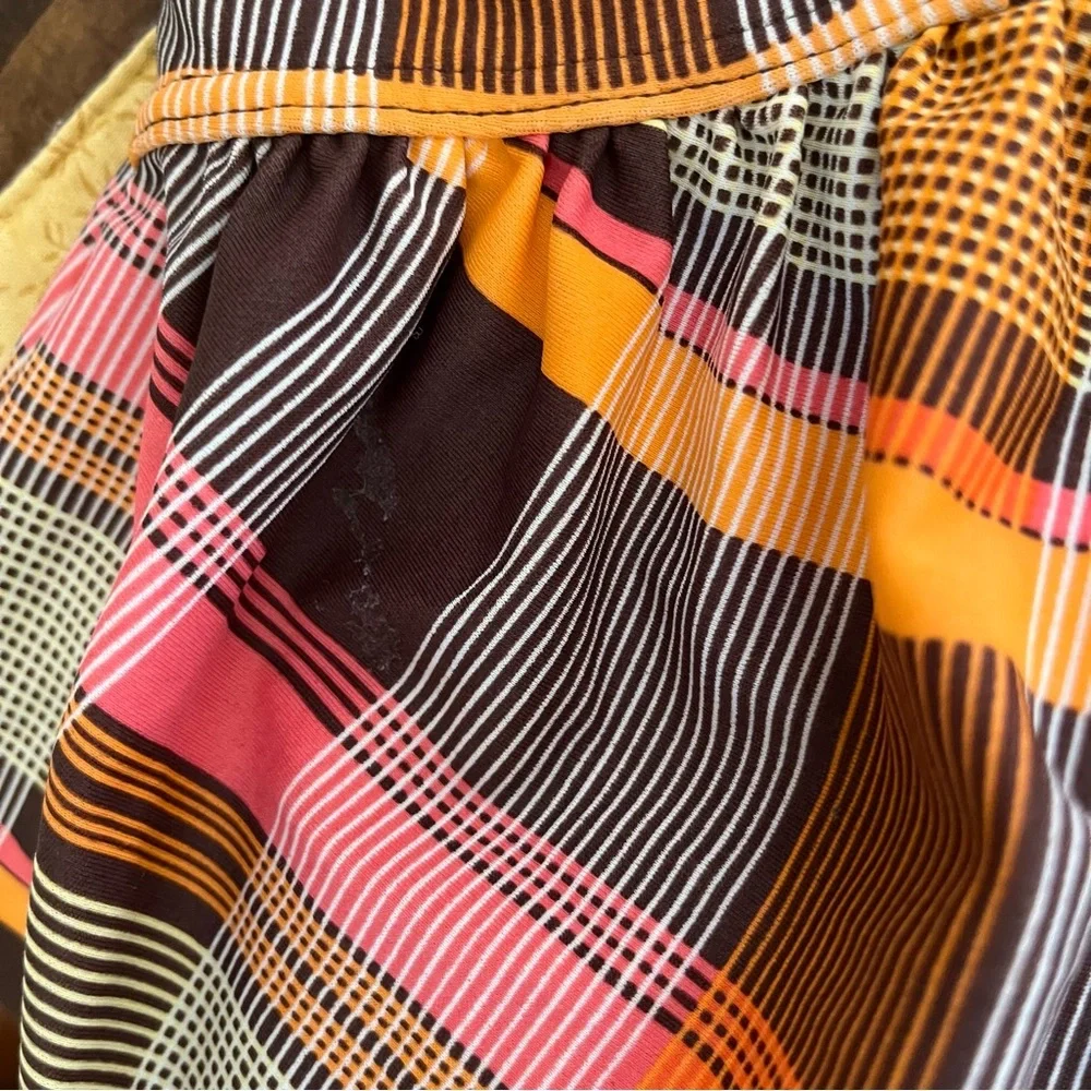 Y2K Plaid Babydoll Halter Top - Picture 5 of 5